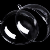 Plastová guľa Ø8,5 cm dvojdielna, 1 balik-2ks